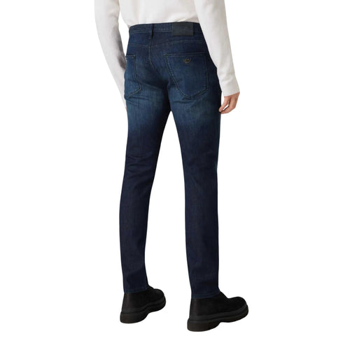 Emporio Armani Jeans Jeans Uomo J06 con effetto slavato Jeans scuro - Francavilla Moda