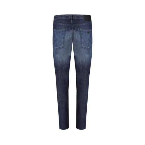 Emporio Armani Jeans Jeans Uomo J06 con effetto slavato Jeans scuro - Francavilla Moda