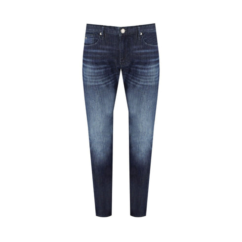 Emporio Armani Jeans Jeans Uomo J06 con effetto slavato Jeans scuro - Francavilla Moda