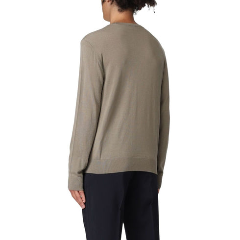 Maglione con Maxi Logo frontale Savana EMPORIO ARMANI- Francavilla Moda