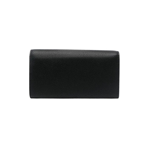 Portafoglio Donna con patta Nero Emporio Armani- Francavilla Moda