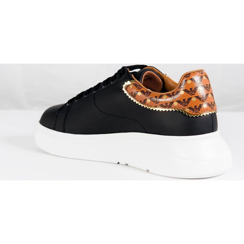 Scarpa Donna X3X024XM702 retro monogram Nero EMPORIO ARMANI- Francavilla Moda