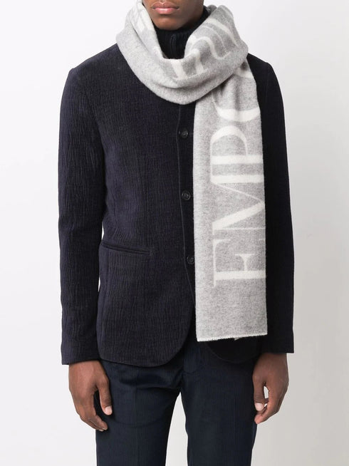 Sciarpa Uomo 6250501A350 reversibile Grigio EMPORIO ARMANI- Francavilla Moda