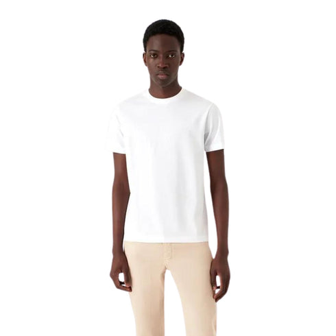 Emporio Armani T-Shirt T-shirt Uomo con logo in rilievo ton sur ton Bianco - Francavilla Moda