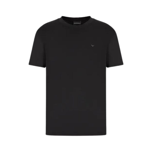 T-shirt Uomo con logo tono su tono Nero EMPORIO ARMANI- Francavilla Moda