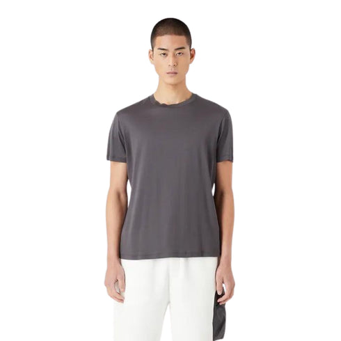 T-shirt Uomo con logo tono su tono Grigio EMPORIO ARMANI- Francavilla Moda