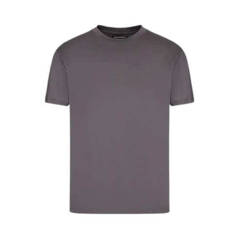 T-shirt Uomo con logo tono su tono Grigio EMPORIO ARMANI- Francavilla Moda