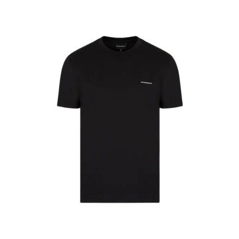 Emporio Armani T-shirt T-shirt Uomo con micro logo lettering sul petto Nero P24-EMPORIO ARMANI8N1TD81JUVZ-0999-S - Francavilla Moda