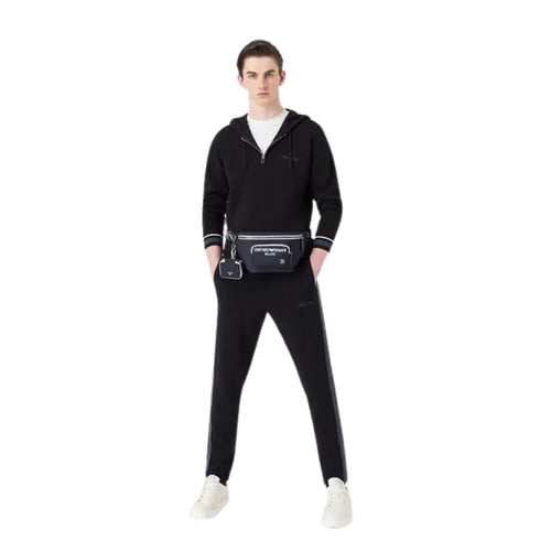 Emporio Armani T-shirt T-shirt Uomo con micro logo lettering sul petto Bianco - Francavilla Moda