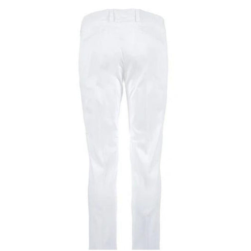 Pantalone Uomo slim con logo in metallo Bianco ENTRE AMIS- Francavilla Moda