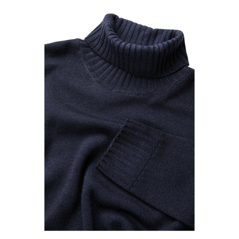 Ferrante Pullover Dolcevita Uomo lavorato a due fili Blu chiaro A22-FERRANTE48G37801-9-48 - Francavilla Moda