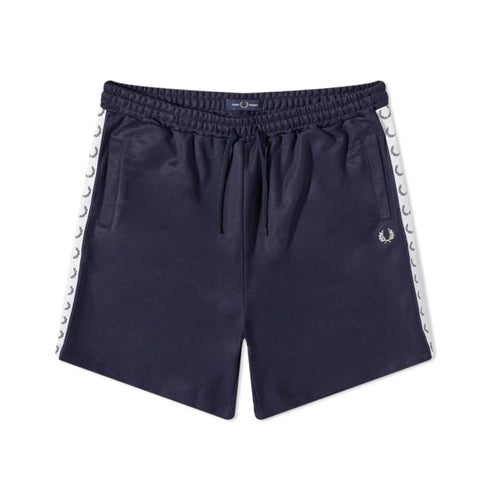 Bermuda Uomo track tape Blu FRED PERRY- Francavilla Moda