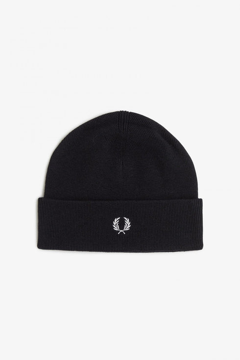 Berretto Uomo C9160 in Lana Merino Nero FRED PERRY- Francavilla Moda