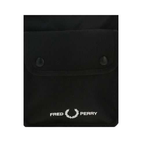Borsa Uomo a tracolla Branded Side Bag Nero FRED PERRY- Francavilla Moda
