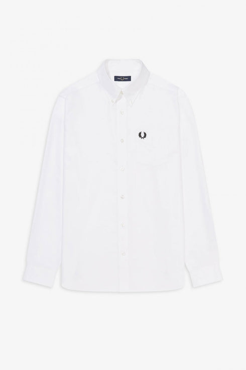 Camicia Oxford Bianco Fred Perry- Francavilla Moda