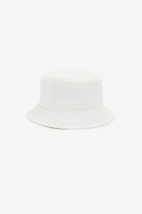 Cappello Unisex alla pescatore con logo ricamato Bianco FRED PERRY- Francavilla Moda