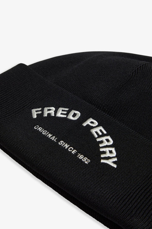 Cappello Uomo a zuccotto in misto viscosa Nero FRED PERRY- Francavilla Moda