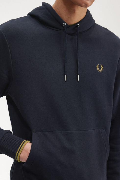 Felpa Uomo con tasca marsupio e cappuccio Avena Fred Perry- Francavilla Moda