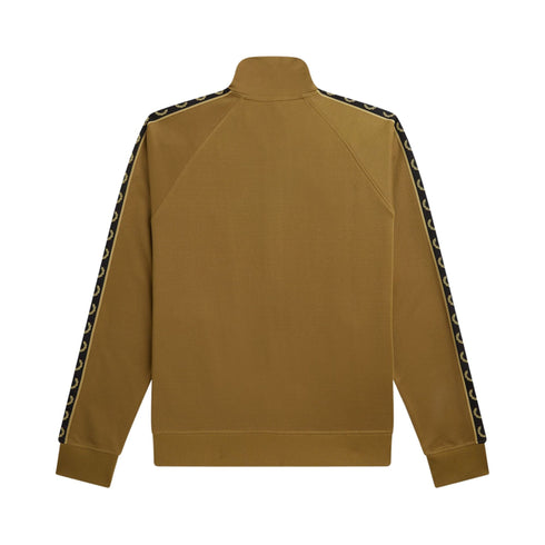 Felpa Uomo logo ricamato Caramello FRED PERRY- Francavilla Moda