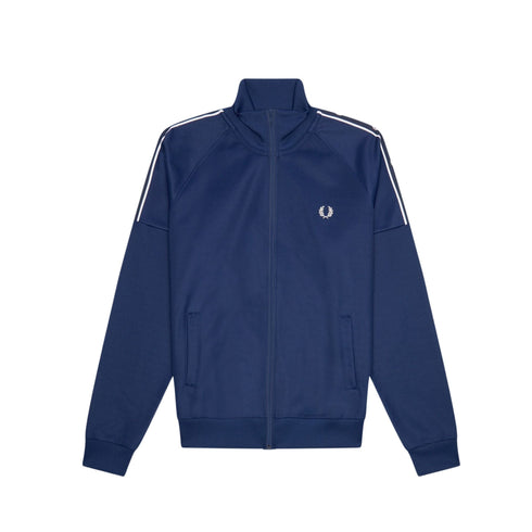 Felpa Uomo tecnica con fettuccia logo Blu FRED PERRY- Francavilla Moda
