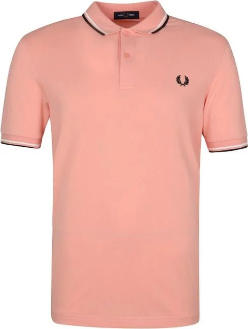 Polo Uomo M3600 twin tipped in puro cotone Blu bianco FRED PERRY- Francavilla Moda