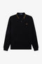 Polo Uomo M3636 manica lunga regular fit Nero bianco FRED PERRY- Francavilla Moda