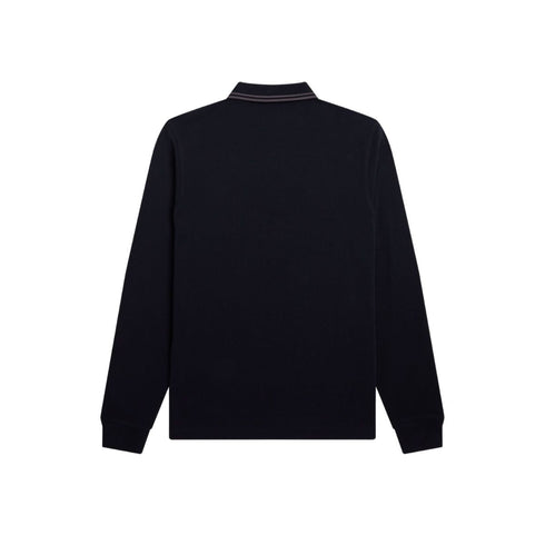 Polo Uomo M3636 manica lunga regular fit Blu grigio FRED PERRY- Francavilla Moda