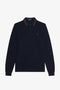 Polo Uomo M3636 manica lunga regular fit Blu nocciola FRED PERRY- Francavilla Moda