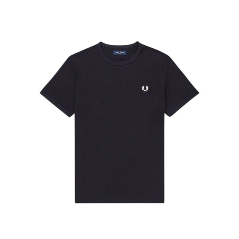 Fred Perry T-shirt mm T-shirt Uomo Ringer a girocollo Blu A23-FRED PERRYM3519-608-S - Francavilla Moda