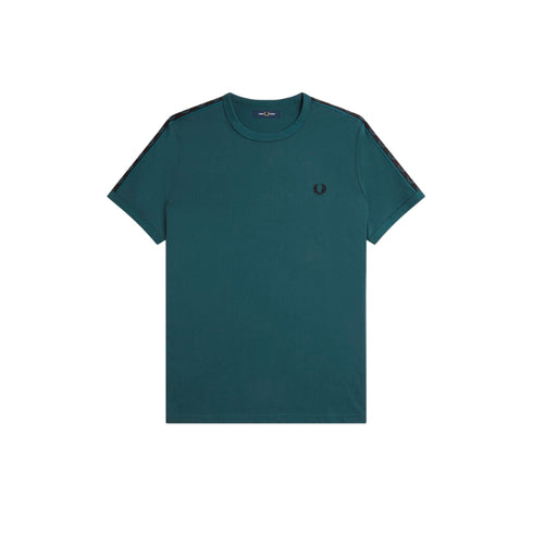 T-shirt Uomo Ringer con fettuccia Petrolio Fred Perry- Francavilla Moda