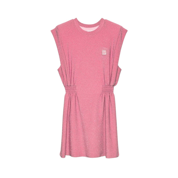 Abito Donna in lurex con spalline Rosa Gaelle- Francavilla Moda