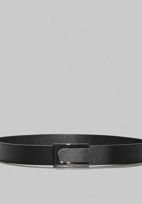 Cinta Uomo in similpelle con logo Nero GAELLE- Francavilla Moda