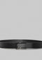 Cinta Uomo in similpelle con logo Nero GAELLE- Francavilla Moda