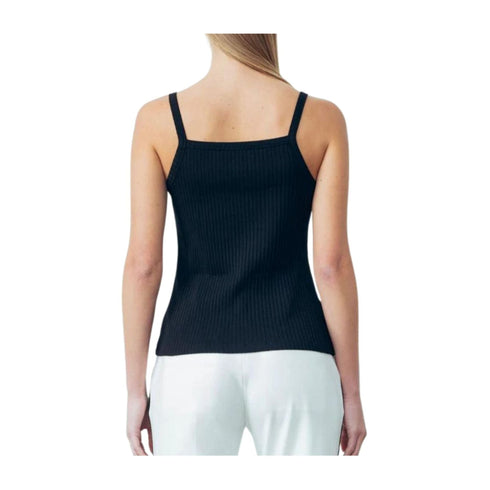 Gaelle Top Donna Top con bottoni oro Nero P24-GAELLEGAABW00518-NERO-1 - Francavilla Moda