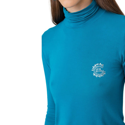 Lupetto Dolcevita con applicazione Ottanio GAELLE- Francavilla Moda