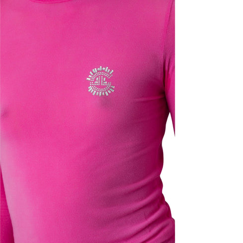 Lupetto Dolcevita con applicazione Fucsia GAELLE- Francavilla Moda