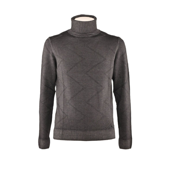 Maglia Uomo con collo alto Nero GAELLE- Francavilla Moda