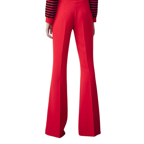 Gaelle Pantaloni Pantalone Donna con fondo a zampa Ciclamino - Francavilla Moda