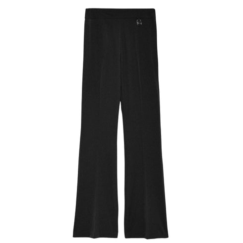 Pantalone Donna con fondo a zampa Nero GAELLE- Francavilla Moda