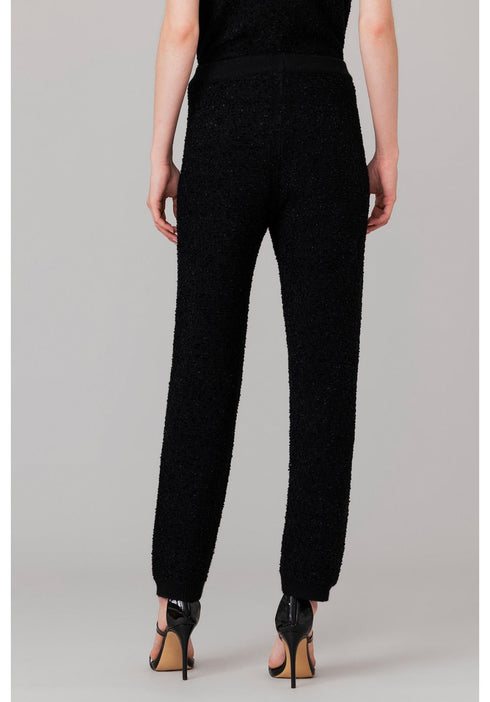Pantalone Donna in bouclé Nero GAELLE- Francavilla Moda
