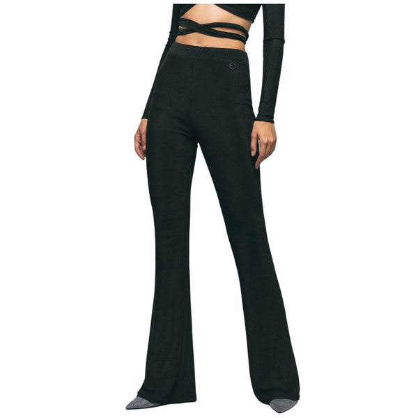 Pantalone Donna in lurex Nero GAELLE- Francavilla Moda