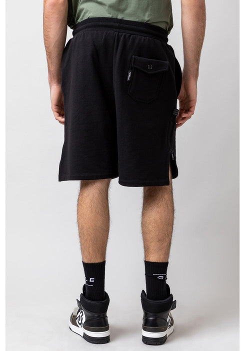 Bermuda Uomo in felpa zip laterale Nero GAELLE PARIS- Francavilla Moda