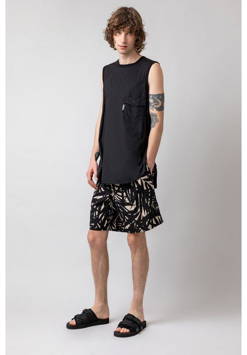 Bermuda Uomo in misto lino a fantasia Beige GAELLE PARIS- Francavilla Moda