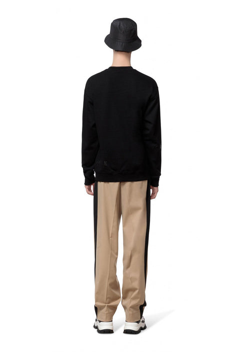 Felpa Uomo GBU4984 giro multistampa Nero GAELLE PARIS- Francavilla Moda