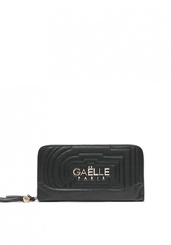 Pochette Donna con chiusura zip Nero GAELLE PARIS- Francavilla Moda