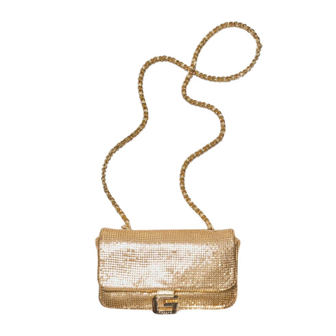 Pochette Donna con tracolla in metallo Oro GAELLE- Francavilla Moda