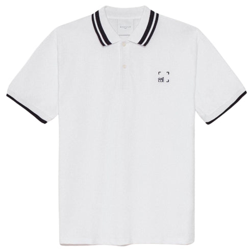 Polo Uomo con ricamo Bianco GAELLE- Francavilla Moda