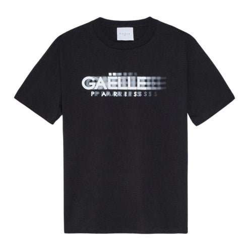 T-shirt Uomo con stampa effetto ottico Nero GAELLE- Francavilla Moda
