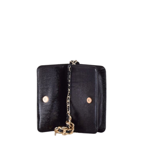 Tracolla Donna trapuntata con borchie Nero GAELLE- Francavilla Moda