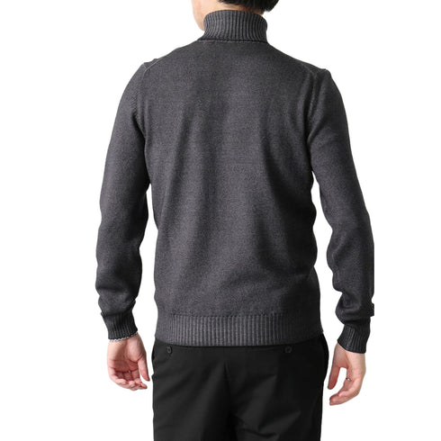 Dolcevita Uomo in lana doppio filo Blu Gran Sasso- Francavilla Moda